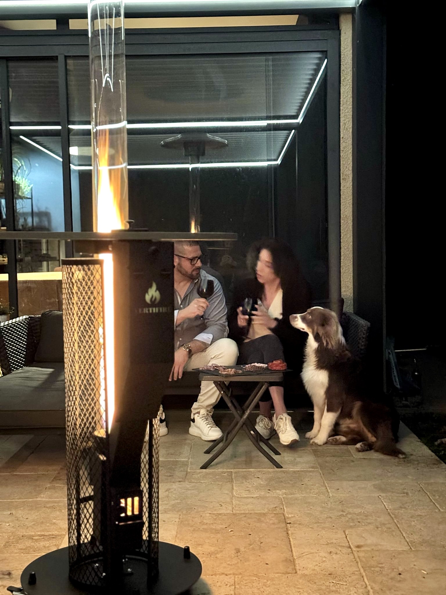 Vertifire 220 - Chauffage d'extérieur aux granulés de bois avec protection enfant – Image 10