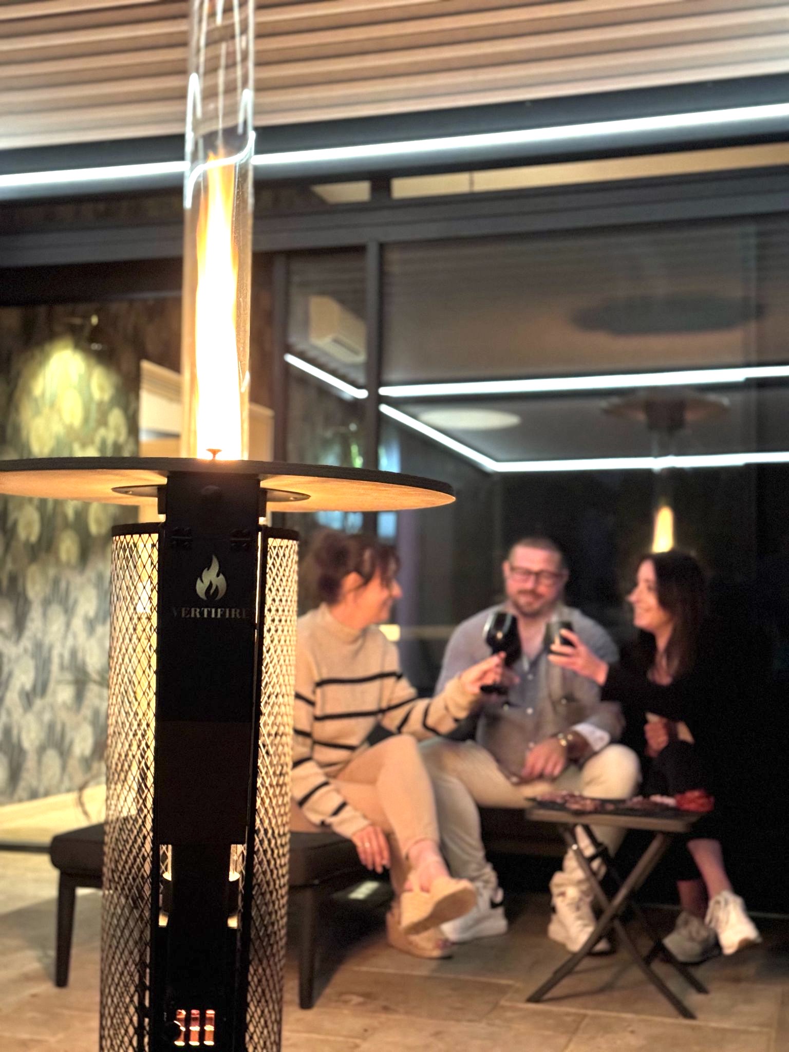 Vertifire 220 - Chauffage d'extérieur aux granulés de bois avec protection enfant – Image 11